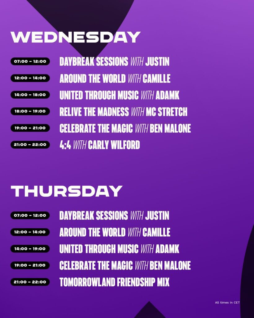 Tomorrowland’s One World Radio Unveils Exciting New Schedule for 2025 4 WhatsAppImage2025 01 06at10.50.46kopie 1