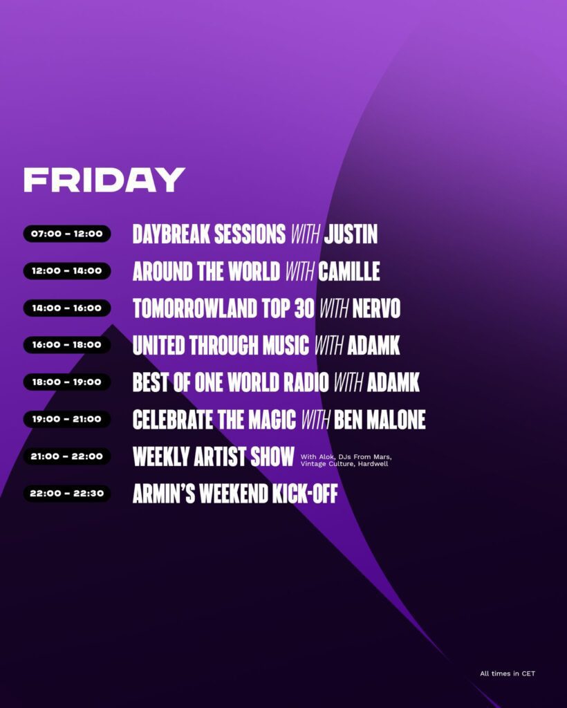 Tomorrowland’s One World Radio Unveils Exciting New Schedule for 2025 3 WhatsAppImage2025 01 06at10.50.47